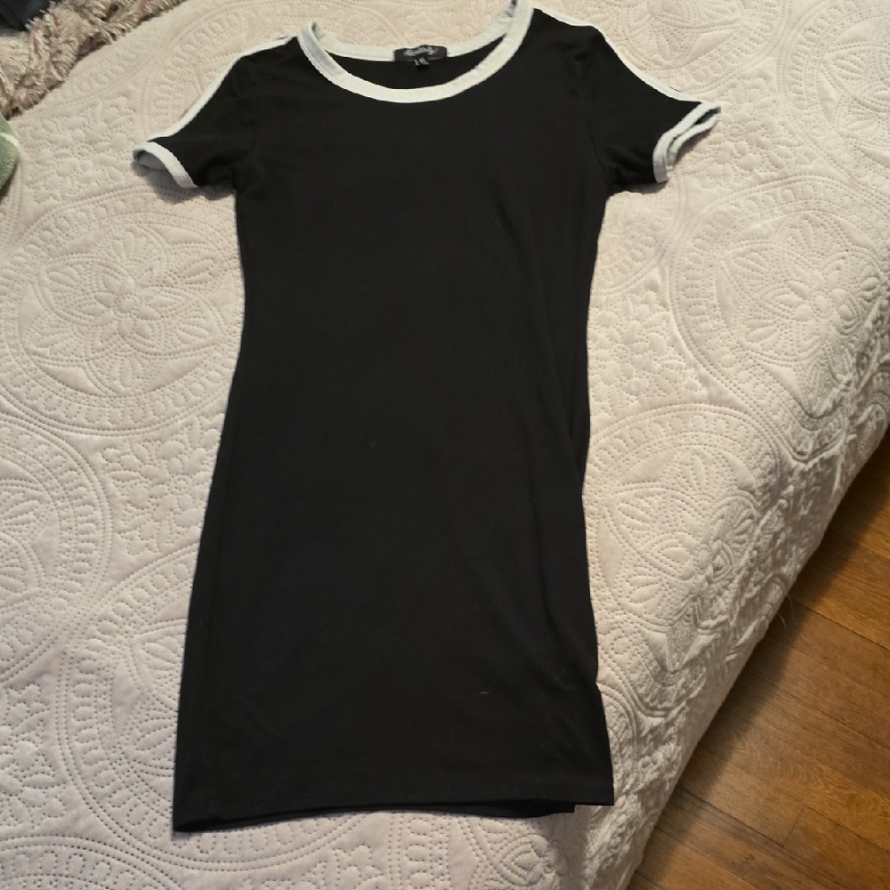 Black and White Women's Dress